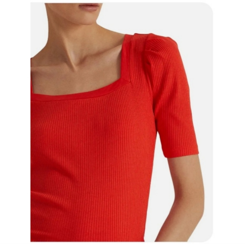 Ralph Lauren Ribbed Top - Picture 2 of 14
